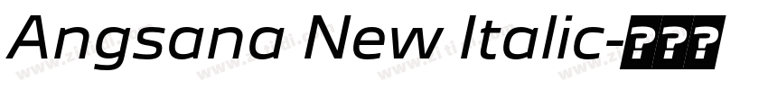 Angsana New Italic字体转换